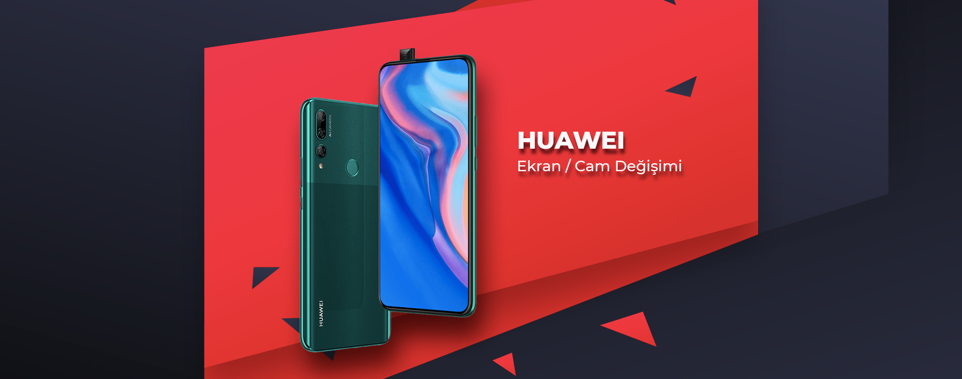 Huawei Ekran ve Cam Değişimi